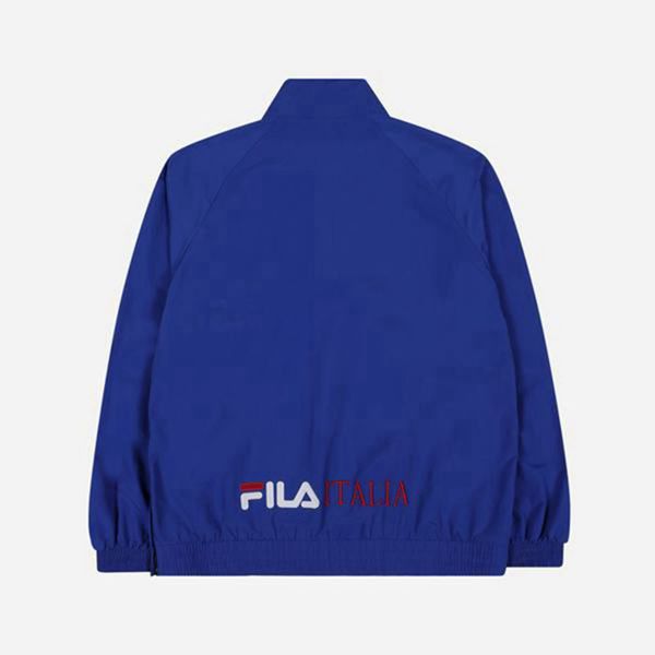 Fila Crema Men's Jackets - Blue,NZ 689-39864